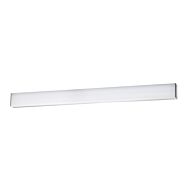Strip 1-Light LED Bathroom Vanity Light in Brushed Aluminum