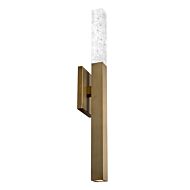 Modern Forms Minx Wall Sconce in Aged Brass
