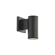 WAC Cylinder 3000K Wall Sconce in Black