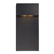 Modern Forms Hiline 1 Light Outdoor Wall Light in Black