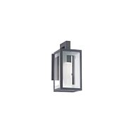 Cambridge 1-Light LED Outdoor Wall Sconce in Black