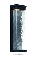 Modern Forms Vitrine 21 Inch Outdoor Wall Light in Black
