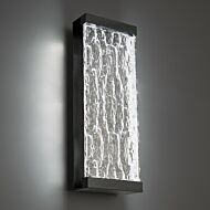 Fusion 2-Light LED Outdoor Wall Light in Black