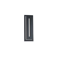 Midnight 1-Light LED Outdoor Wall Sconce in Black