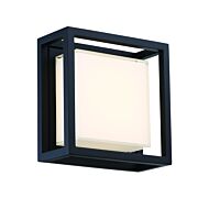Modern Forms Framed 8 Inch Outdoor Wall Light in Black