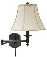 House of Troy Bead Swing Arm Wall Lamp in Oil Rubbed Bronze