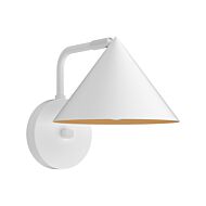 Remy 1-Light Wall Sconce in White