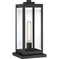 Quoizel Westover 8 Inch Outdoor Hanging Light in Earth Black