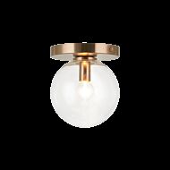 Matteo Cosmo 1 Light Wall Sconce In Aged Gold Brass