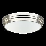 Matteo Fresh Colonial 3 Light Ceiling Light In Brushed Nickel