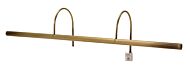 House of Troy Slim Line 6 Light 36 Inch Picture Light in Antique Brass