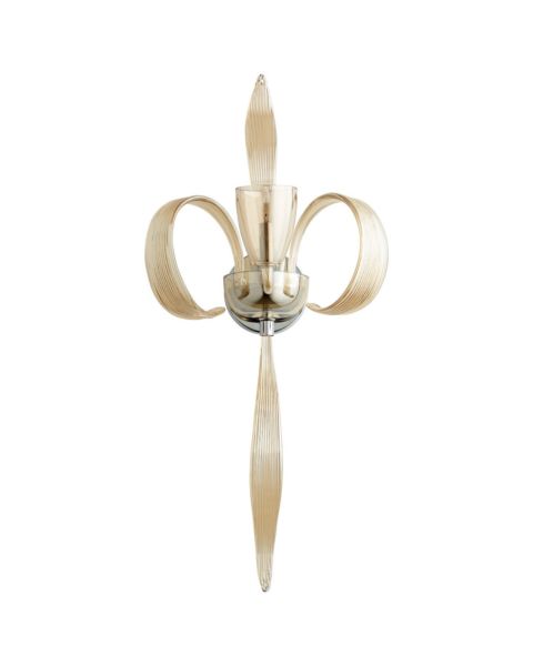 Lucille Cognac Glass Wall Sconce