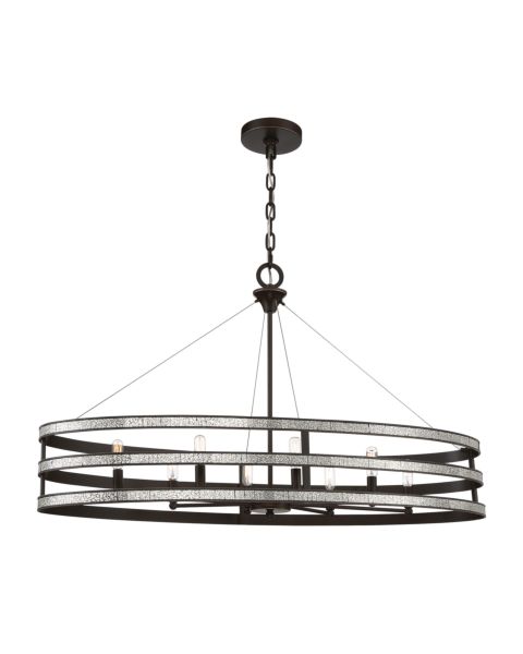 Savoy House Madera 8 Light Linear Chandelier in English Bronze