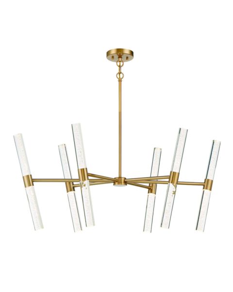Savoy House Arlon 12 Light LED Chandelier in Warm Brass