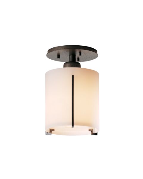 Hubbardton Forge 6 Exos Round Ceiling Light in Natural Iron