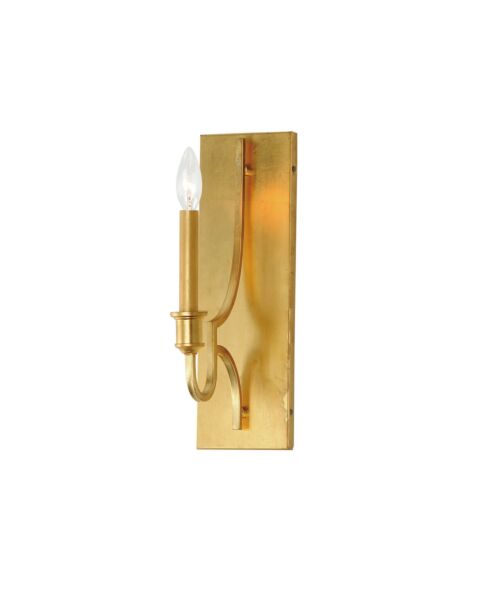 Normandy 1-Light Wall Sconce in Gold Leaf