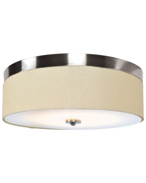 Mia Ceiling Light in Brushed Steel