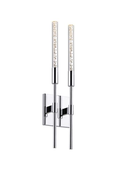 Champagne Wands 2-Light LED Sconce