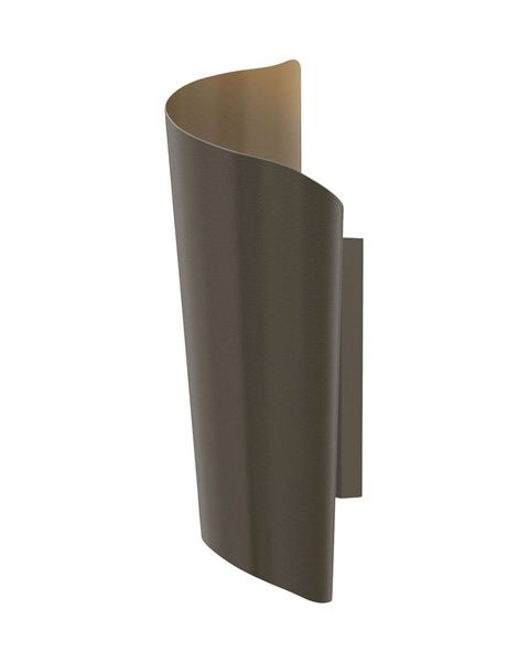 Surf 1-Light LED Outdoor Large Wall Mount in Bronze
