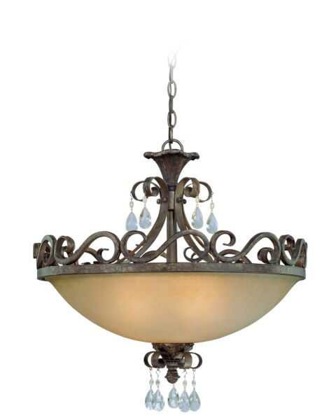 Craftmade Englewood 4-Light 24" Ceiling Light in French Roast