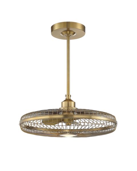 Savoy House Wetherby LED Fan D'Lier in Warm Brass