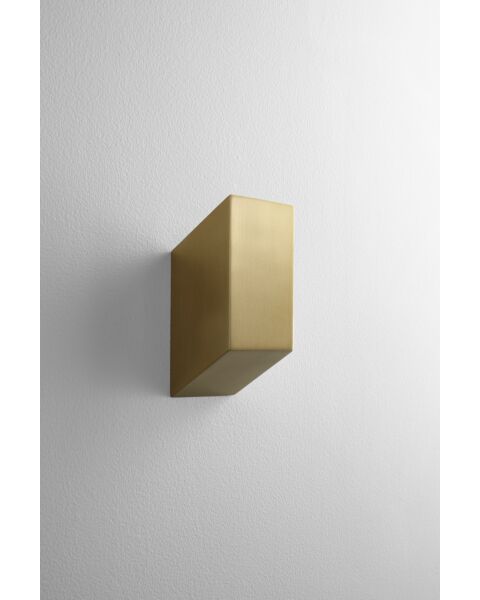 Uno 1-Light LED Wall Sconce in Aged Brass