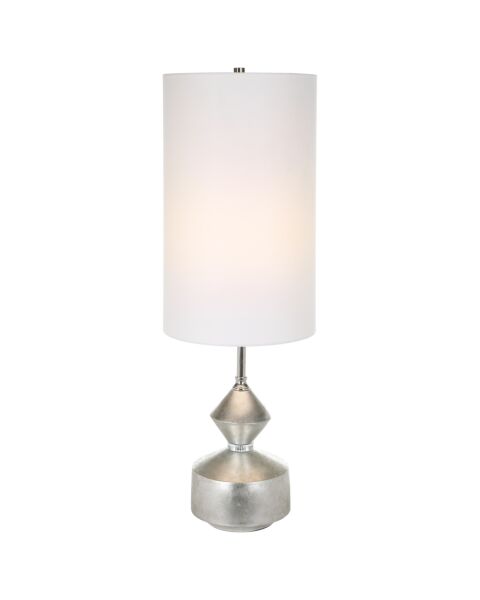 Uttermost 1-Light Vial Silver Buffet Lamp