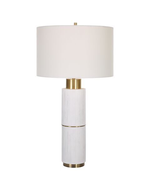 Uttermost 1-Light Ruse Whitewashed Table Lamp