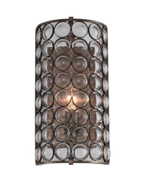 Kalco Juli Wall Sconce in Natural Burnt Stainless Steel - 311920NBS