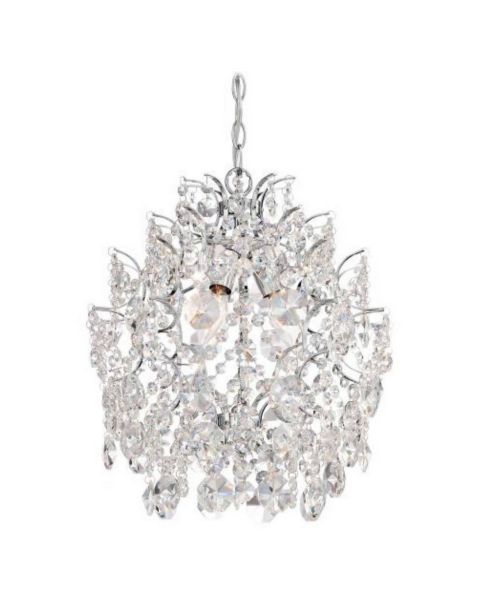 Minka Lavery 3 Light 14 Inch Traditional Chandelier in Chrome