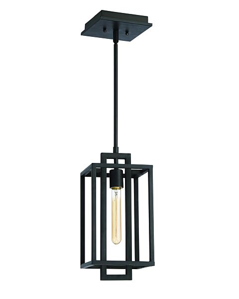 Craftmade Cubic 7" Pendant Light in Aged Bronze Brushed