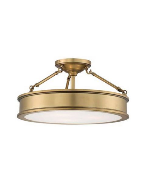 Minka Lavery Harbour Point 3 Light Ceiling Light in Liberty Gold