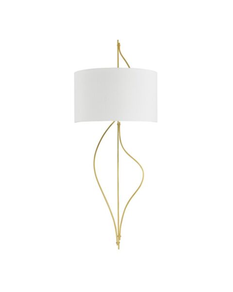 Akina 2-Light Wall Sconce in Vintage Brass