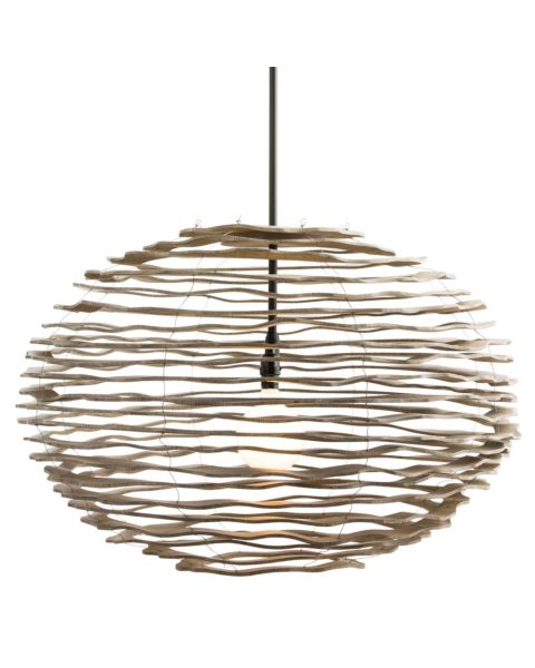 Arteriors Rook 24 Inch Pendant in Natural