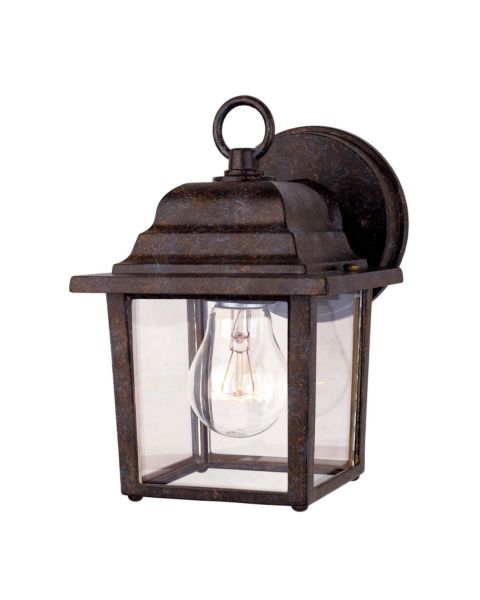 Savoy House Exterior Collections 1 Light Outdoor Wall Lantern in Rustic Bronze
