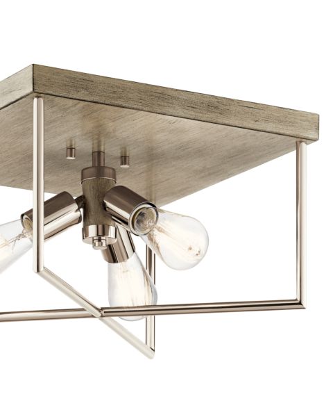 Tanis Ceiling Light in Distressed Antique Gray