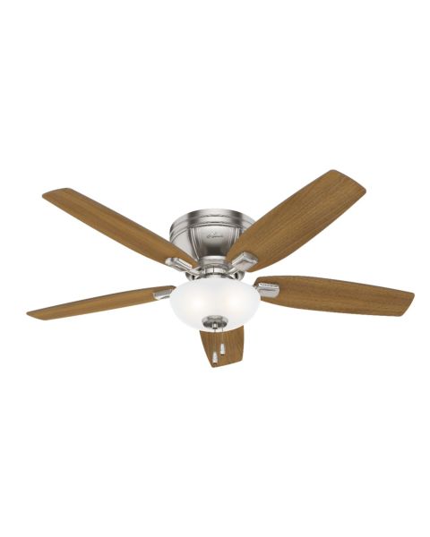 NEW Hunter 52" Dominion Fossil Ceiling Fan 5 Bleached Oak/Creme Blades 28458 