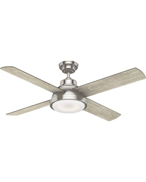 Casablanca Levitt 54 Inch Indoor Ceiling Fan in Brushed Nickel