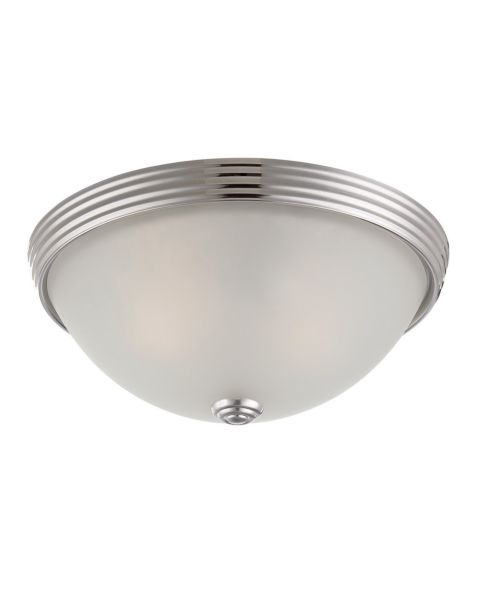 Savoy House 2 Light Ceiling Light in Polished Nickel