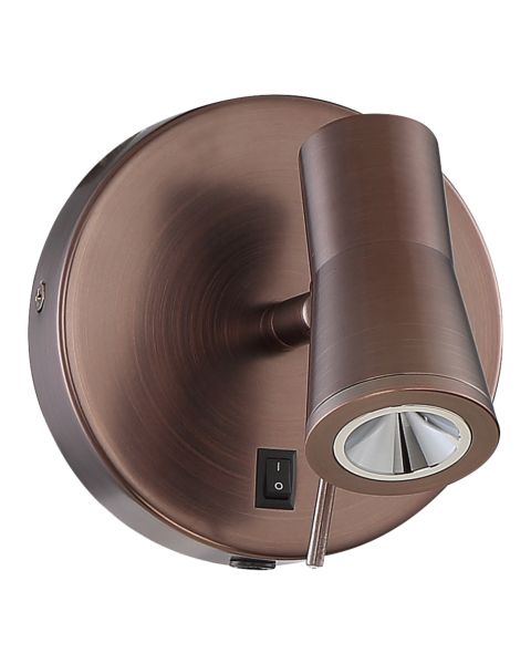 Access Cyprus 2 5 Inch Wall Lamp in Bronze