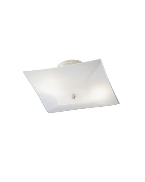 Kichler Ceiling Space 2 Light 12 Inch Flush Mount in White (Pack of 12)