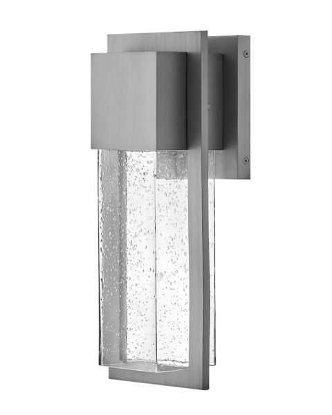 Alex Outdoor Wall Light in Antique Brushed Aluminum