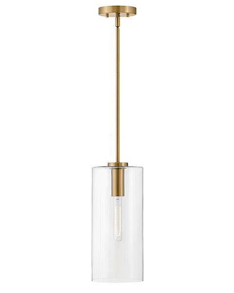 Lane Pendant Light in Lacquered Brass