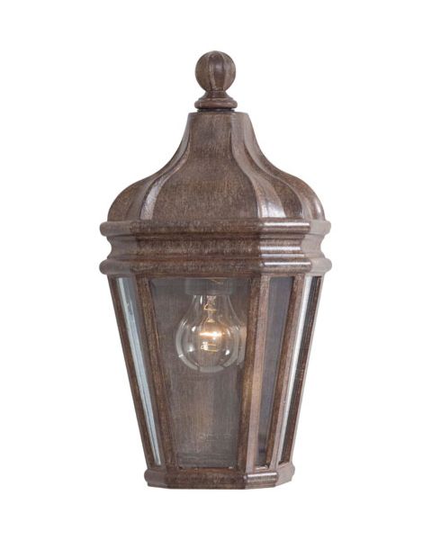 The Great Outdoors Harrison 15 Inch Outdoor Wall Light in Vintage Rust