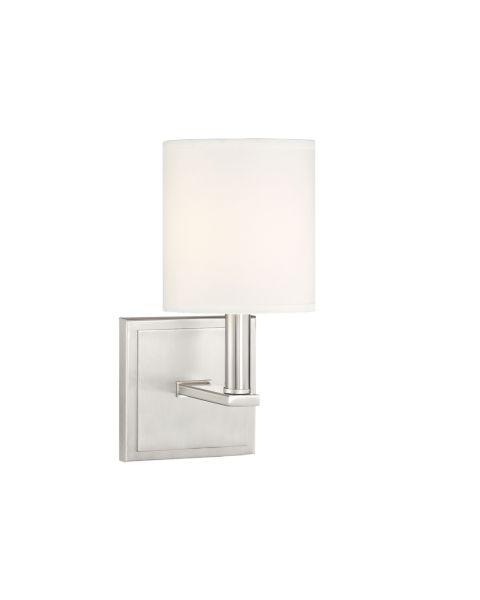 Savoy House Waverly 1 Light Wall Sconce in Satin Nickel