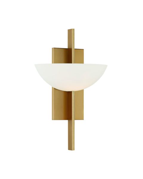 Savoy House Fallon 1 Light Wall Sconce in Warm Brass