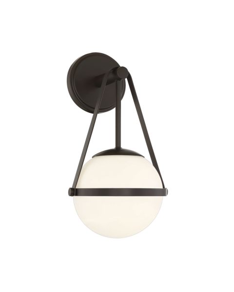 Savoy House Polson 1 Light Wall Sconce in Matte Black