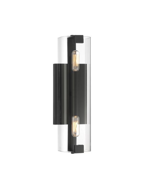 Savoy House Winfield 2 Light Wall Sconce in Matte Black