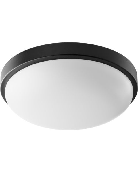 Quorum Home 12 Inch Dome Ceiling Light in Noir