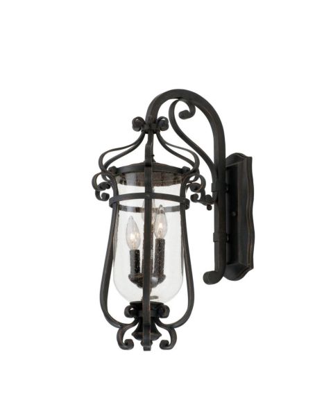 Hartford Outdoor 3-Light Large Wall Sconce